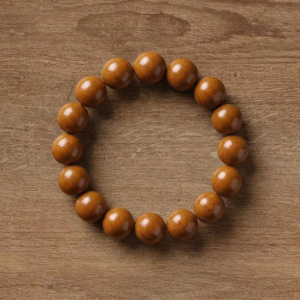 Natural Chinese Herbal Medicine Bracelet, Handmade Aromatic Incense Beads for Meditation and Stress Relief, Sandalwood and Clove Infused Zen Buddhist Prayer Beads for Men and Women, Wellness Gift