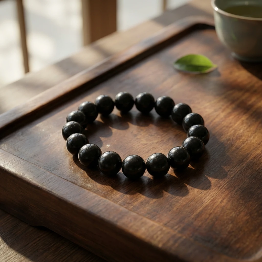 Natural Herbal Mosquito Repellent Bracelet, Handmade Traditional Chinese Medicine Scented Beads, Organic Aromatherapy Jewelry with Mugwort & Mint for Men and Women, Meditation Prayer Beads Gift - Image 3