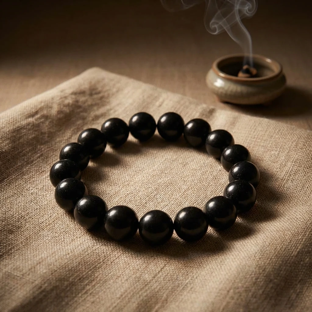Natural Herbal Mosquito Repellent Bracelet, Handmade Traditional Chinese Medicine Scented Beads, Organic Aromatherapy Jewelry with Mugwort & Mint for Men and Women, Meditation Prayer Beads Gift - Image 4