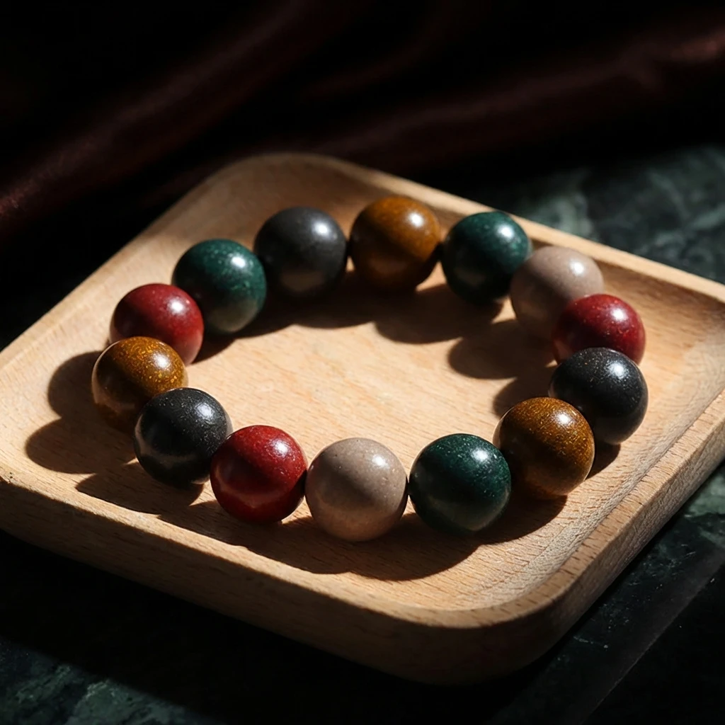 Natural Chinese Herbal Incense Bracelet for Men Women - Five Elements Handmade Meditation Prayer Beads - Traditional Ancient Method Fragrance Jewelry for Healing Wellness Spiritual Gift Idea - Image 7
